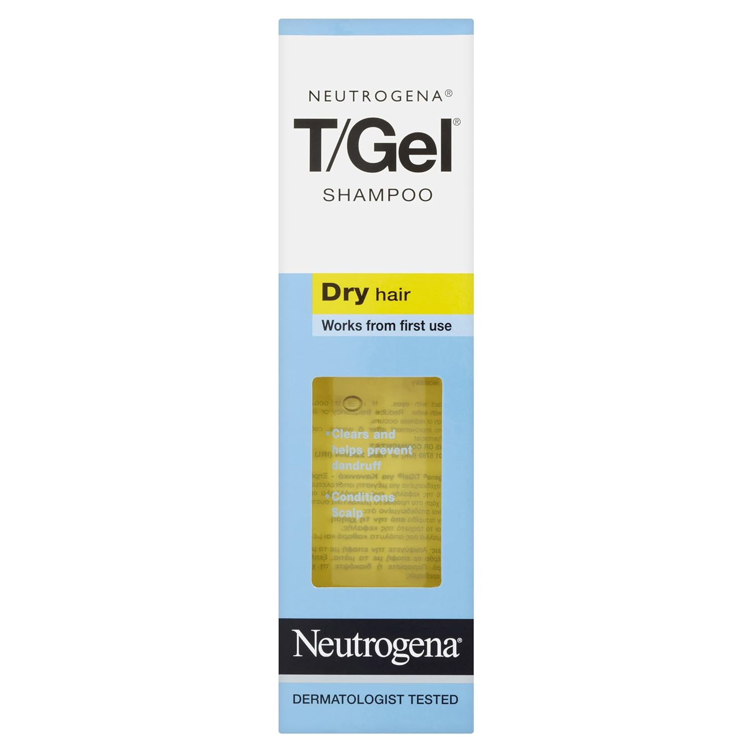 Neutrogena T/Gel Shampoo Dermatologist Tested for Dry Hair Dandruff