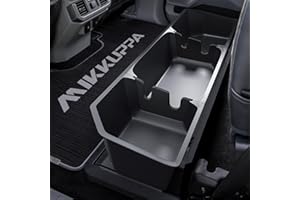 MIKKUPPA Under Seat Storage Box - Compatible with 2015-2024 Ford F150 SuperCrew Cab & Crew Cab; 2017-2023 F250 F350 F450 F550 Super Duty - Upgraded Detachable Rear Underseat Organizer