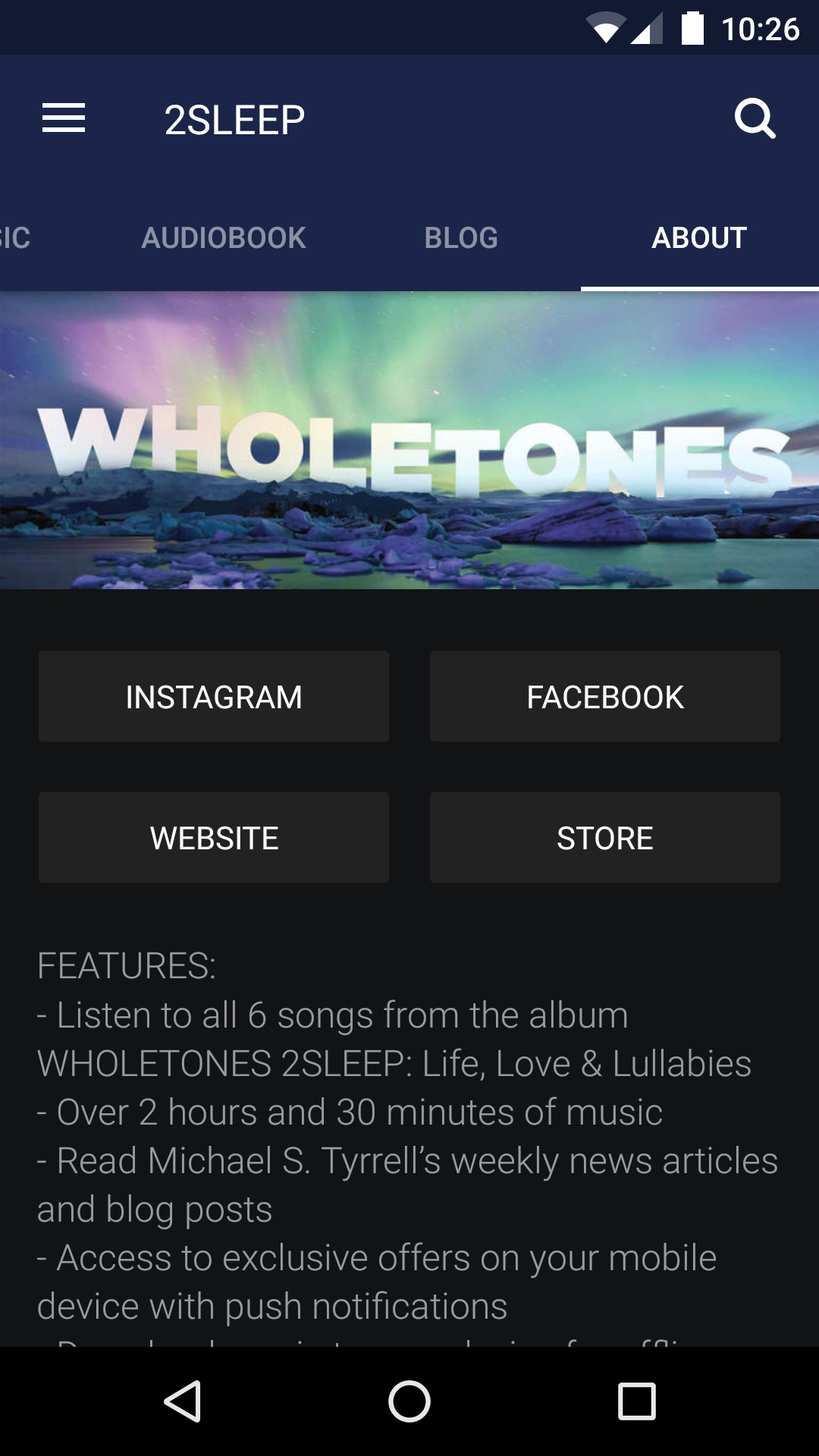 WHOLETONES 2Sleep