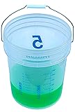 5 Gallon Graduated Bucket Pail Food Grade Heat