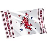 Desert Cactus Houston Rockets Flag NBA 100% Polyester Indoor Outdoor 3x5 feet National Basketball Association Team Flags (Flag City Edition 2023 B)