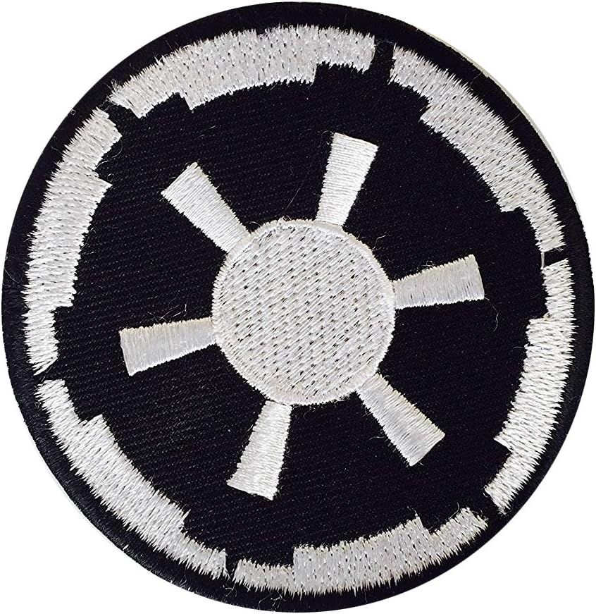 REAL EMPIRE Star Wars Imperial Force Iron on Sew on Embroidered Patch Fancy Dress Costume T Shirt Bag Jacket Badge