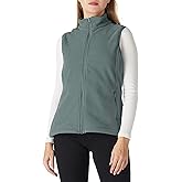 Outdoor Ventures Women's Polar Fleece Zip Vest Outerwear with Pockets,Warm Sleeveless Coat Vest for Fall & Winter