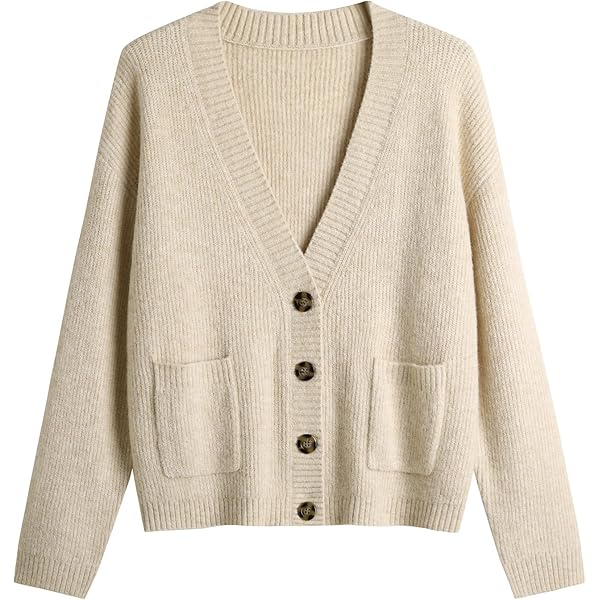 Urban CoCo Women's Lightweight Knit Open Front V-Neck Long
