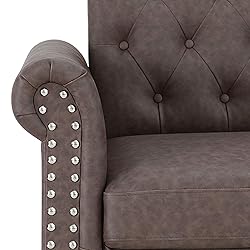 Furinno Bastia Vintage Modern Chesterfield Button