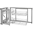 Rev-A-Shelf Sliding 4-shelf Wire Blind Corner Cabinet Organizer