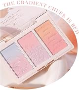 BSMKCL 6 Color Blush Palette Matte Long-Lasting Face Makeup Purple Blue Contour view 5