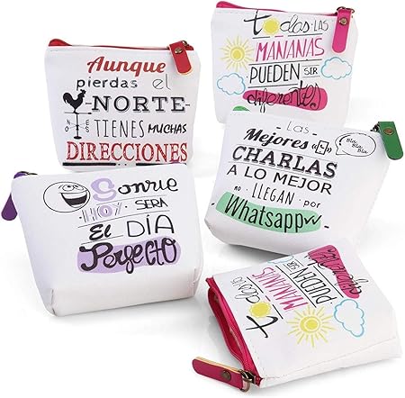 Set Di 24 Portamonete Con Frasi Double Face Per Bomboniere Di Matrimonio Battesimo Comunione Compleanno Originale E Conveniente Dettaglio Per Gli Ospiti Amazon It Casa E Cucina