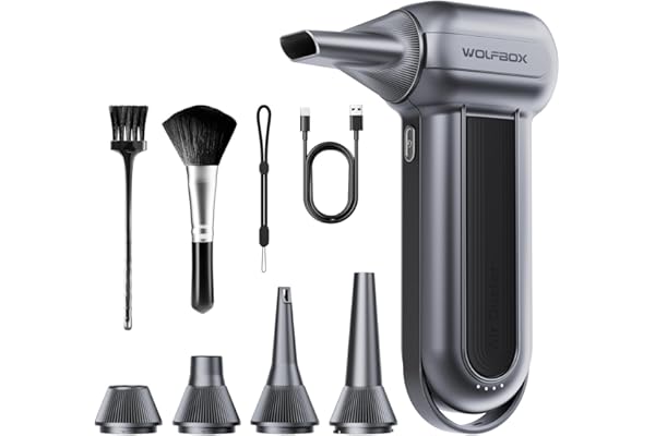 WOLFBOX MF100 Electric Air Duster, 150000RPM Brushless Motor