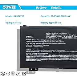 OUWEE AP18E7M Laptop Battery Compatible with Acer