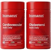 HumanN Cholesterol &amp; Cardiovascular Health Daily Bundle, Cholesterol and Blood Pressure Support Supplements 120ct