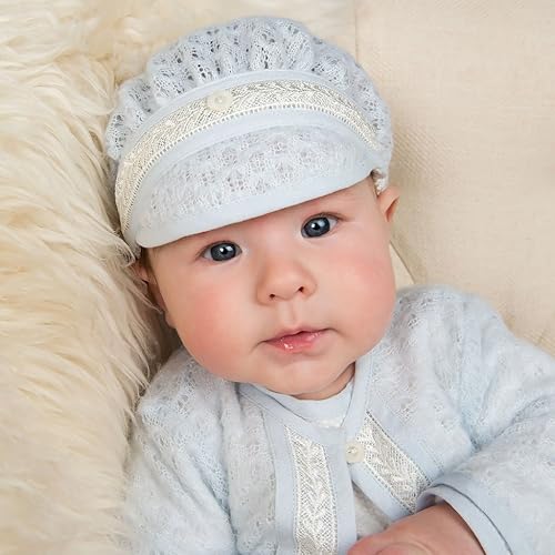 baby christening hat