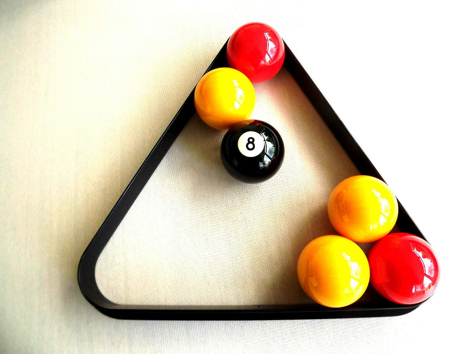 cueball16 TRIANGLE For 15 x STANDARD Size 2" UK/English (50.8mm) POOL TABLES BALLS