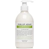 Phillip Adam Thirsty Hair Conditioner + for Dry or Damaged Hair - Infused With Argan Oil, Moringa Seed Oil and Macadamia Oil - Paraben Free, Vegan - 12 Fl Oz