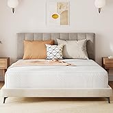 Sweetnight Queen Size Mattress 10 Inch Memory Foam Mattress in a Box for Pressure Relief & Motion Isolation, Plush White Queen Bed Mattresses CertiPUR-US Certified