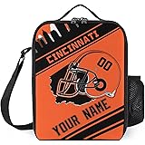 Quzeoxb Custom Cincinnati Lunch Box for Men Women, Personalized Insulated Lunch Bag with Adjustable Strap for Work, Picnic or