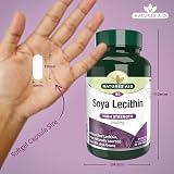 Natures Aid Soya Lecithin 1200 mg High Strength 90 Softgels Non-GMO view 3