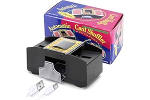 Automatic Card Shuffler Electric Playing Cards Shufflers Poker Casino Shuffling Machine for UNO/Blackjack/Rummy/War/Texas/Hol