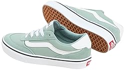 Vans Brooklyn Girls' Trainers, Suede Canvas Iceberg