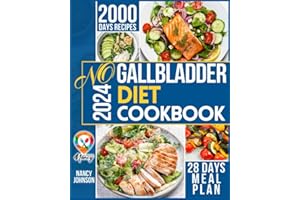 No Gallbladder Diet Cookbook: 2000 days of excellent recipes to Soothe Your Digestive System after Gallbladder Removal Surger