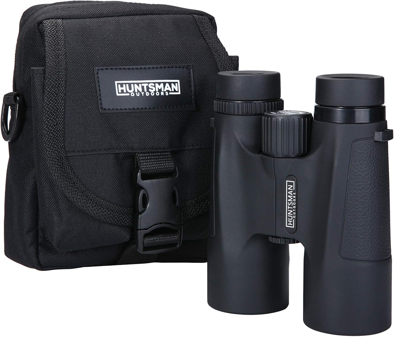 Huntsman Outdoors 10x42 Binoculars - HD Waterproof Roof Prism Binocular for Bird Watching, Sporting Events, Hunting and Shooting Optics : Camera & Photo