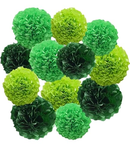 Lot 48 Pompons Ronds - Dégradé De Bleu - Un Grand Marché