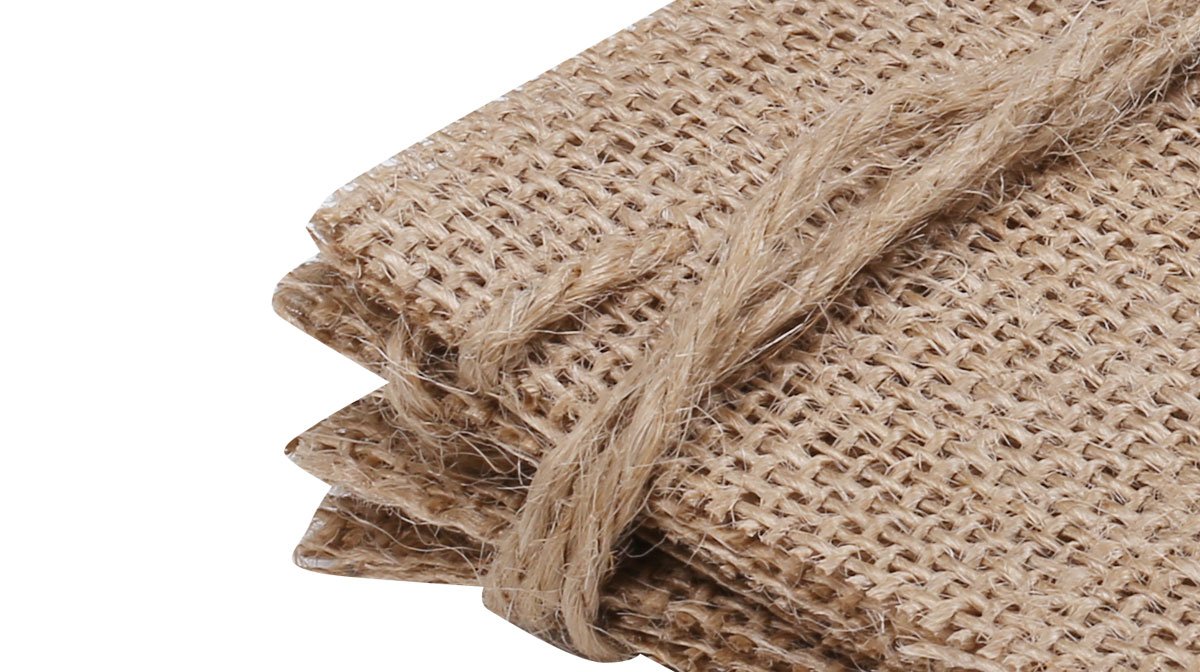 Burlap Communion Party Banner, Baptisim Christening Decoration God Bless Banner, Swallow-Tailed DIY Decoration for Wedding, Baby Shower Party - (LakeBlue-Rope Through)