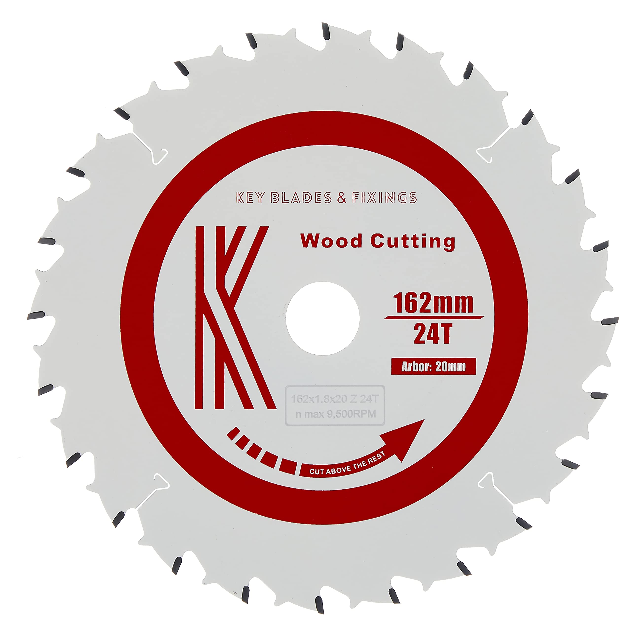 3201 Key Blades and Fixings 162mm x 20mm x 1.8mm 24T Mafell Fitment Track Saw bladeTeflon Coated Professional Quality Saw Blade Best for Quality and Price