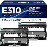 E310 E310dw Drum Unit(Not Toner)Black 2-Pack High-Yield Replacement for Dell P7RMX PVTHG 593-BBKD Image-Drum Compatible for Dell E310dw E514dw E515dn E515dw E310 E514 E515 Laser Printer Ink All-in-One
