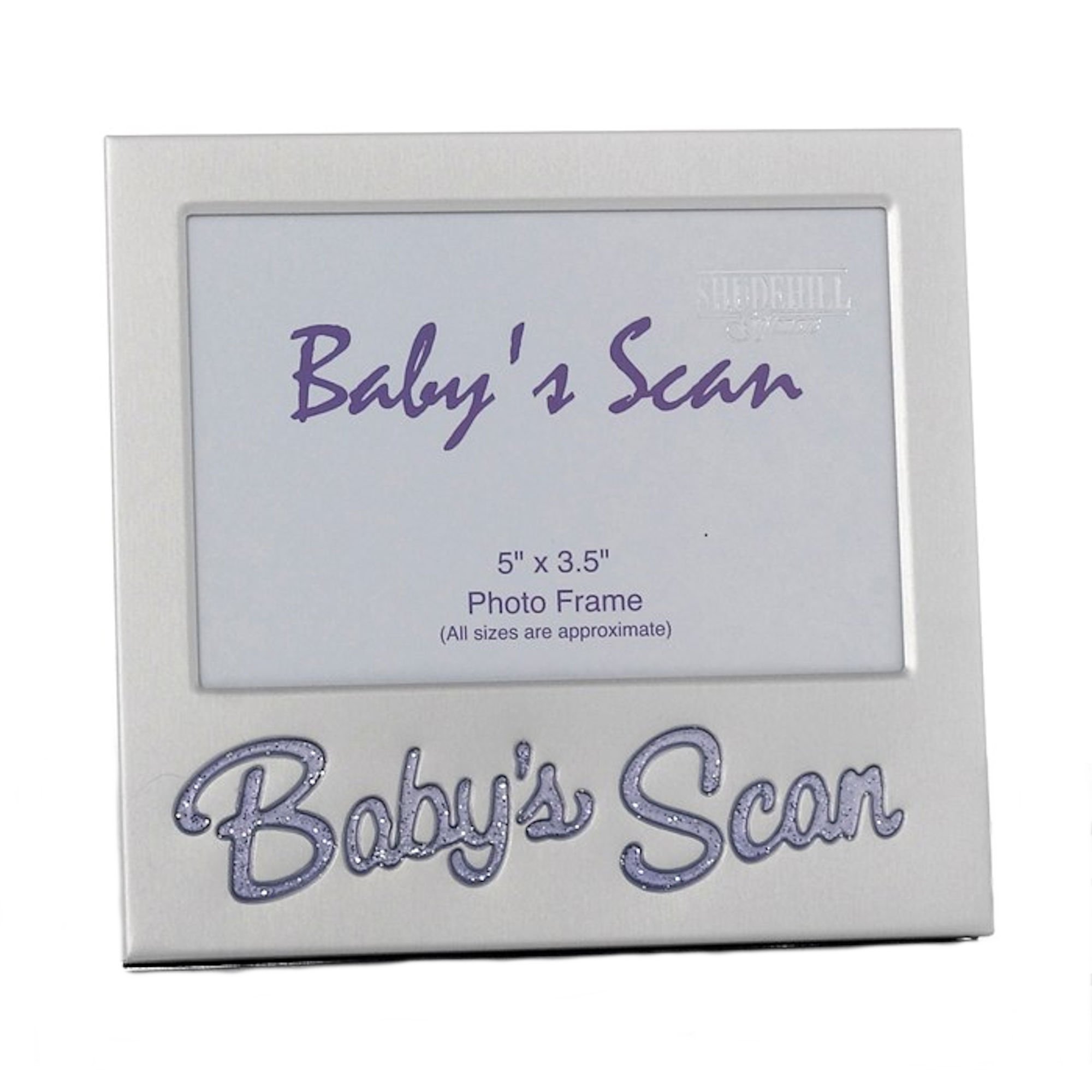 Shudehill Giftware Baby Scan Silver Photo 5x3.5" Picture Frame