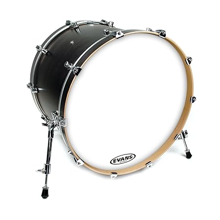 Evans BD22RGCW-NP Bassdrum Resonanzfell 50,8 cm (20 Zoll) Durchmesser Coated weiß