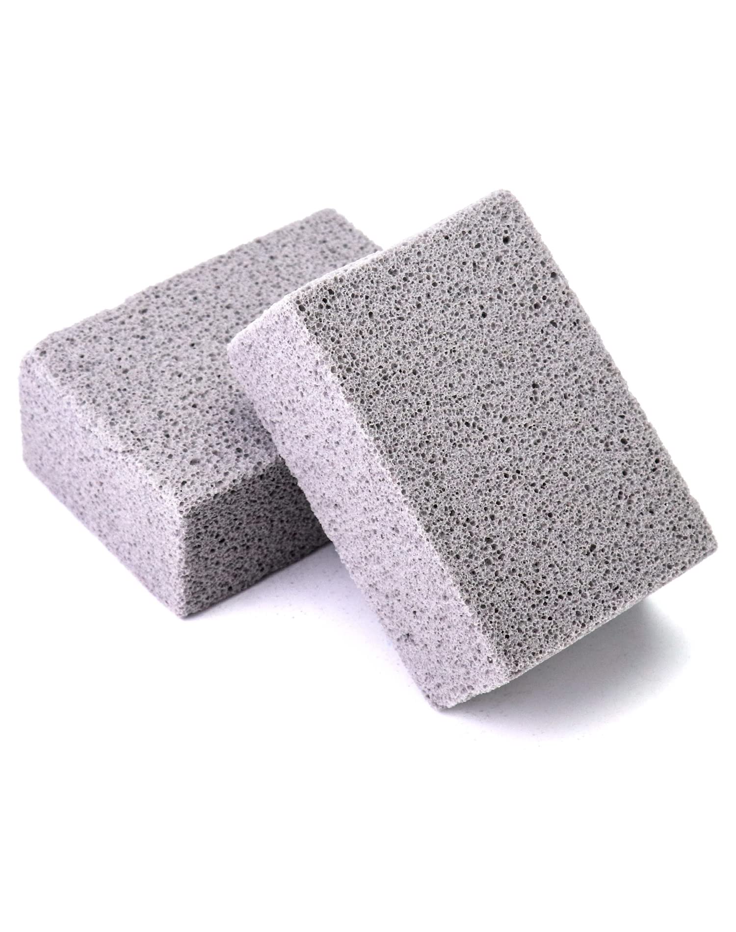 QWORK® 2Pcs Grill Cleaning Brick, Pumice Cleaning Block, BBQ Cleaning Tool, Remove Oil Stains for Grilling