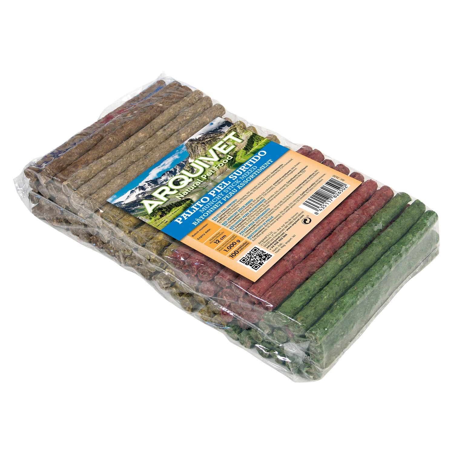 Arquivet - Munchy sticks 12 cm - 100 units - Dog treats