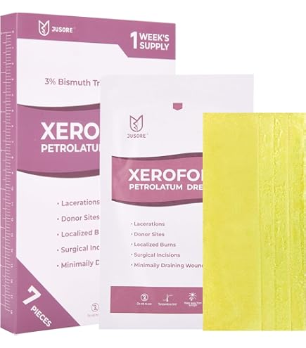 Amazon.com : CURAD Sterile Non-Adherent Oil Emulsion Gauze Dressing, 3" x  8", Perfect fro Wound Care, Pack of 3 : Health & Household