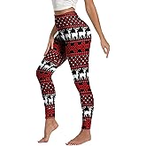 Kasopp Women St. Patrick's Day Leggings Shamrock Printed Soft Stretchy Yoga Pants Funny Holiday Tights