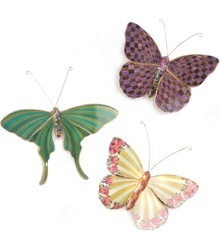 Amazon.com: MACKENZIE-CHILDS Hanging Wallflower Wall Decor, Medium