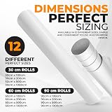 vgoltd Gloss Self Adhesive Vinyl Wrap Furniture Stickers 30x100cm White view 3