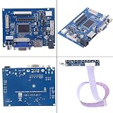 Hilitand 7 Inch TFT LCD HDMI VGA Monitor Screen Kit 1024x600 12V Plug Play view 7