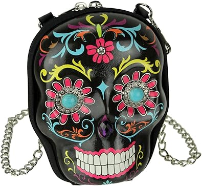 cowgirl trendy sugar skull purse