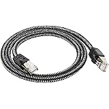 Amazon Basics Braided RJ45 Cat-7 Gigabit Ethernet Patch Internet Cable - 3 Feet
