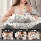 Topchances Pregnancy Pillow Nursing Pillow U Shaped 100% Cotton Cover view 5