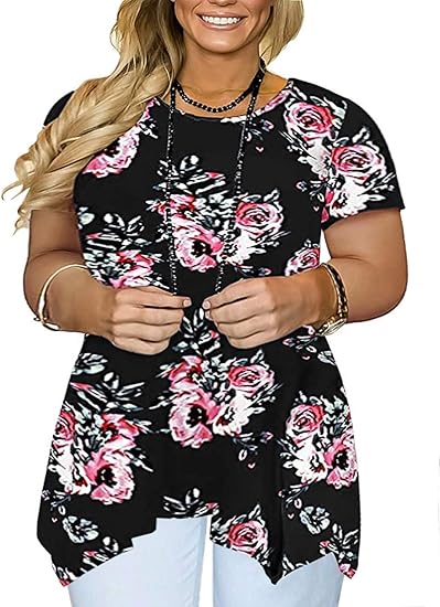 plus size summer shirts