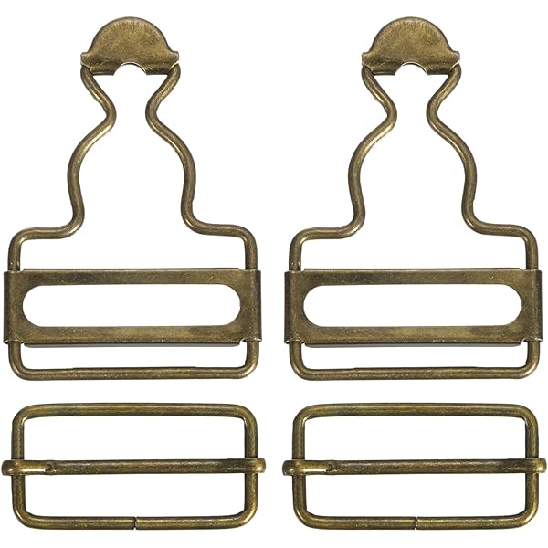 Lot De 20 Boucles De Rechange De Couleur Bronze, 3,8 Cm