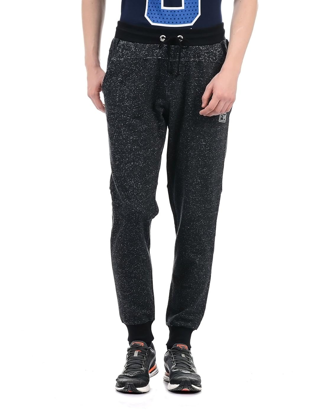 flying machine men's straight fit cotton casual trousers