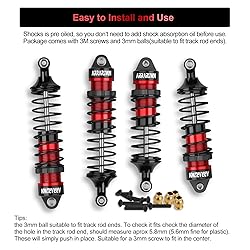 4PCS 1/10 RC Car Shocks Front & Rear Shock Absorber