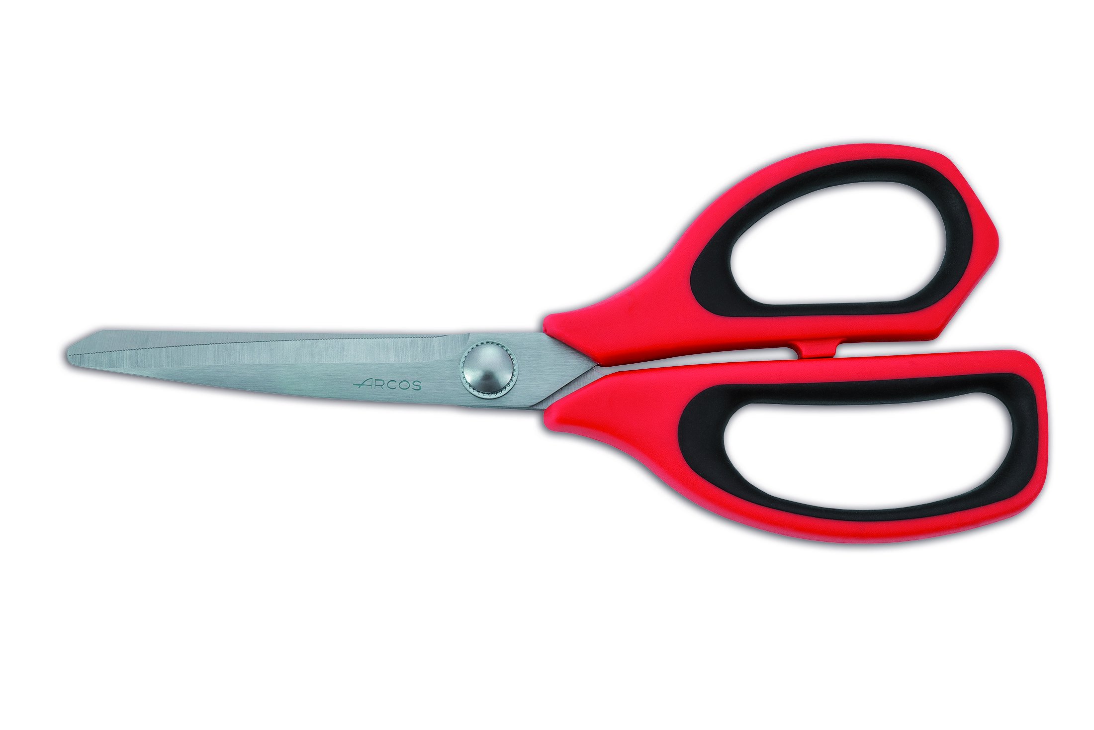 Arcos Series Prochef - Kitchen Scissors - Blade Stainless Steel 8" - Handle Polypropylene Red and Black Color