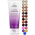 Four Reasons Color Mask - Plum - (27 Colors) Toning Treatment, Color Depositing Conditioner, Tone & Enhance Color-Treated Hair - Semi Permanent Hair Dye, Vegan and Cruelty-Free, 6.76 fl oz