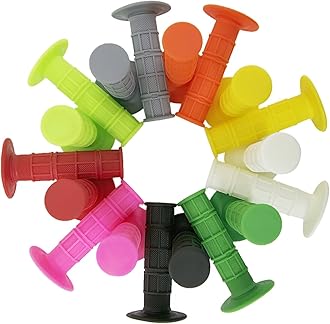 7/8" Practical Motorcycle Hand Grips Dirt Bike Motocross Gel Handlebar 2Pc- Light Green