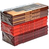 Trader Joe's Belgian Dark Chocolate Bars 3 Variety Pack - Total 9 Bars, 1.7 ounces