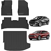 MOOREVER Floor Mats & Cargo Liner for 2024 2025 2026 Chevy Trax (LS/1RS/LT/2RS/ACTIV) & Buick Envista (Preferred/Sport Touring/Avenir), All Weather Floor Liners for Chevrolet Trax Car Accessories